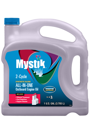 Mystik<sup>&reg;</sup> JT-4<sup>&reg;</sup> All-In-One 2-Cycle Outboard Engine Oil 